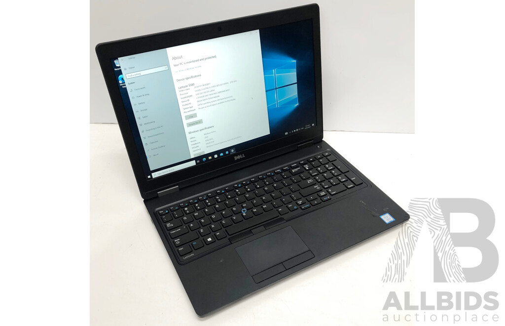 Dell Latitude 5580 Intel Core i5 (7300U) 2.60GHz-3.50GHz 2-Core CPU 15.6-Inch FHD Laptop