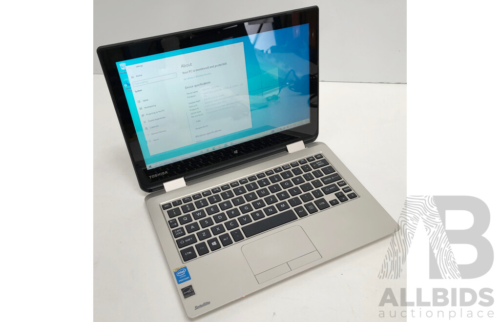 Toshiba Satellite L10W-B Intel Pentium (N3540) 2.16GHz-2.66GHz 4-Core CPU 11.5-Inch Touchscreen Laptop