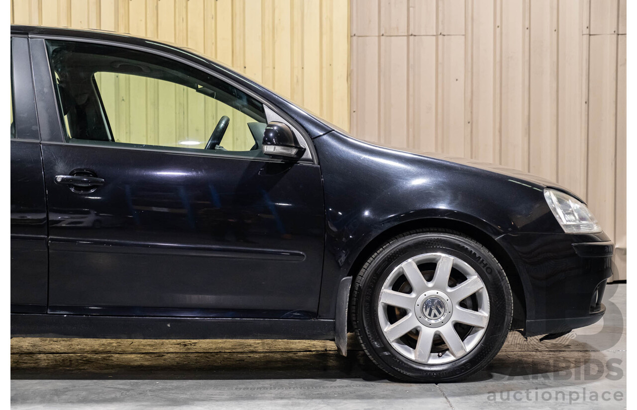 3/2006 Volkswagen Golf 2.0 FSI Sportline 1K 5d Hatchback Black 2.0L