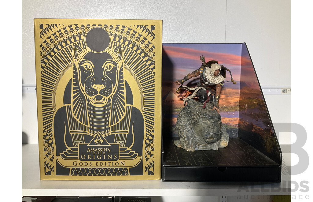 Assassins Creed Origins Gods Edition Statuette, Map and Soundtrack Disc