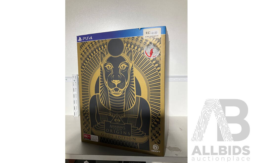 Assassins Creed Origins Gods Edition Statuette, Map and Soundtrack Disc