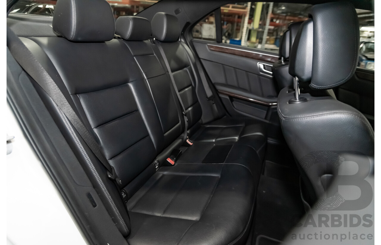 4/2013 Mercedes-Benz E200 Elegance BE 212 4d Sedan White 1.8L Turbo
