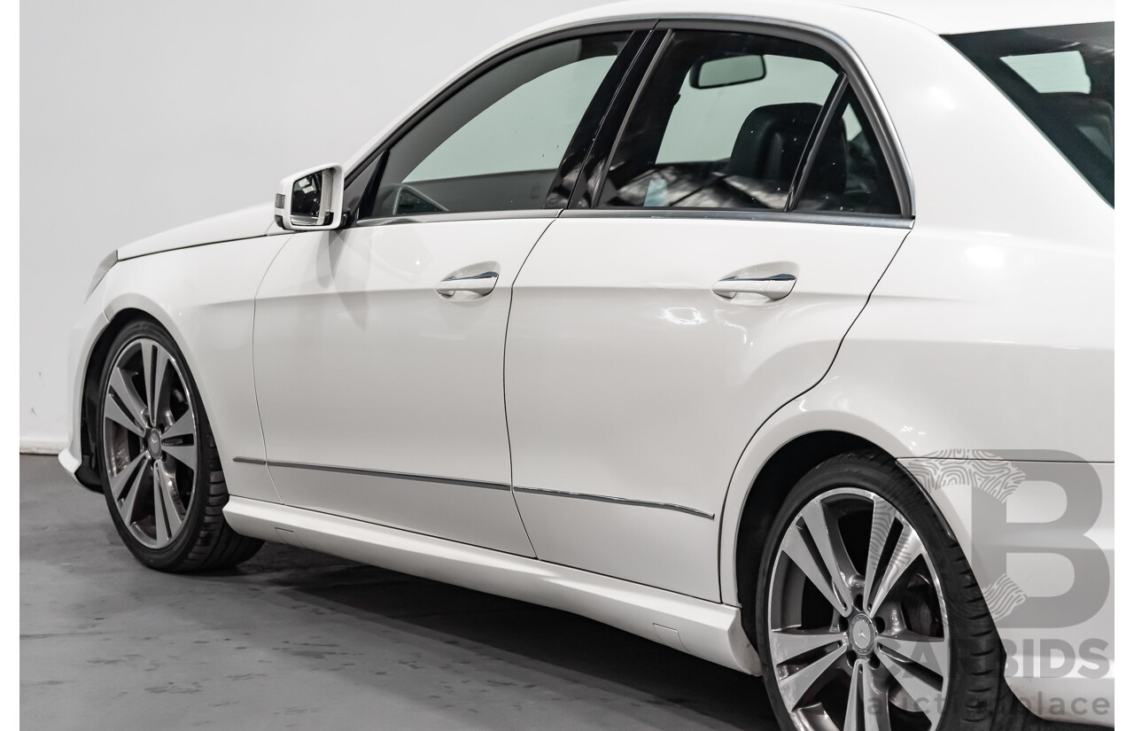 4/2013 Mercedes-Benz E200 Elegance BE 212 4d Sedan White 1.8L Turbo