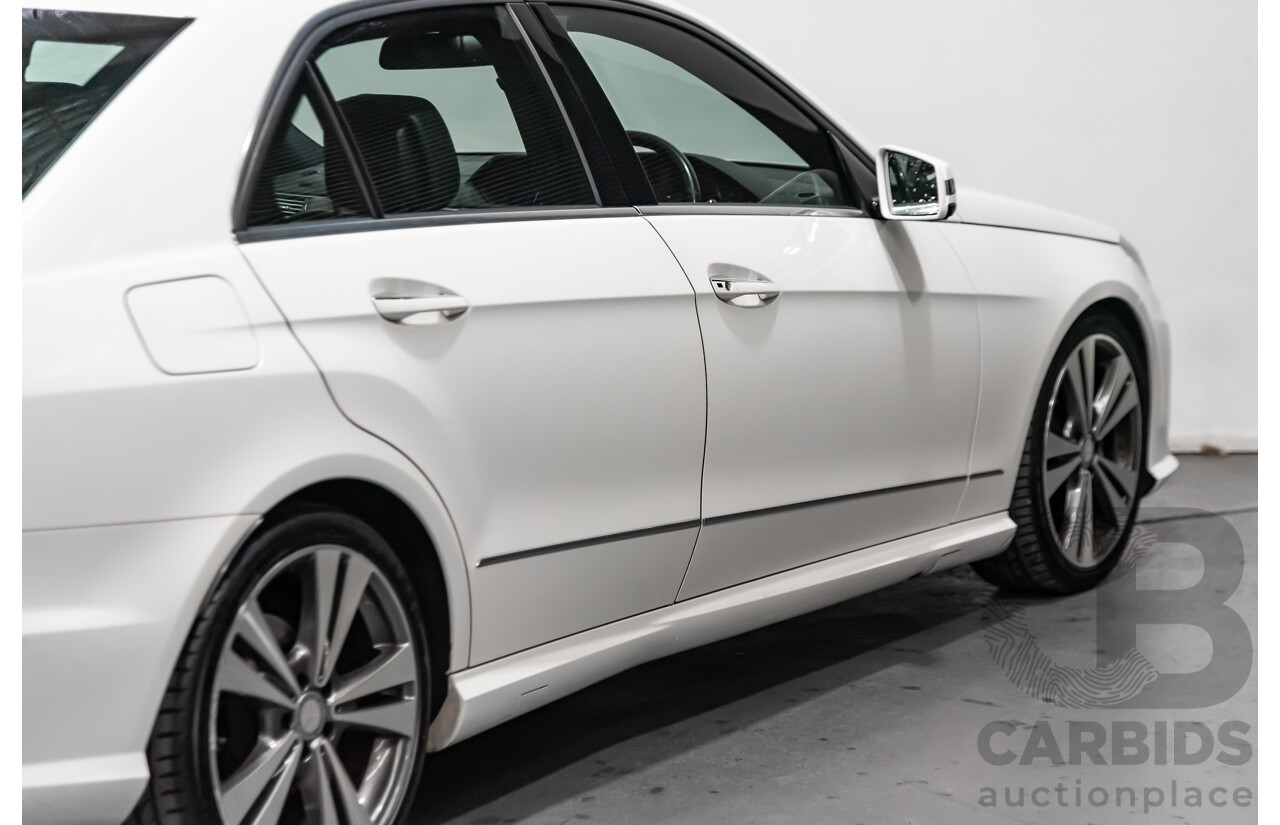 4/2013 Mercedes-Benz E200 Elegance BE 212 4d Sedan White 1.8L Turbo