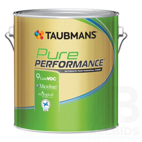 TAUBMANS Pure Perfomance Trim Semi Gloss Accent 4L - LOT of 6 - Approximate ORP$480
