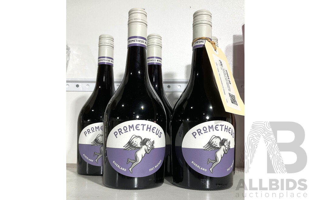 Quantity of Five Prometheus Riverland 2021 Mataro Wines