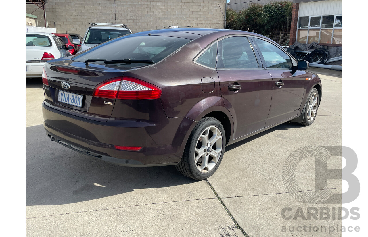 6/2008 Ford Mondeo TDCi MA 5d Hatchback Brown 2.0L