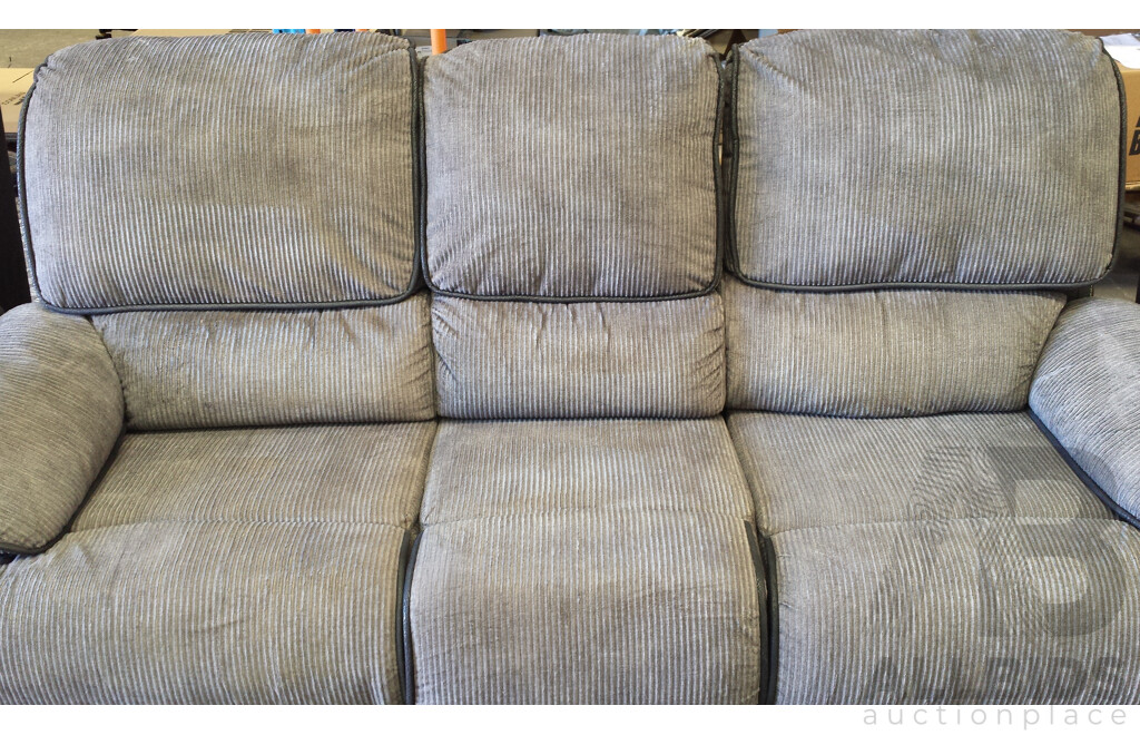 Bourbon Fabric Modular Recliner Lounge Suite