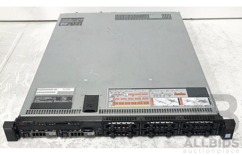 Avaya Dell PowerEdge R630 Intel Xeon (E5-2620 v3) 2.40GHz-3.20GHz 6-Core CPU 1RU Server w/ 32GB DDR4