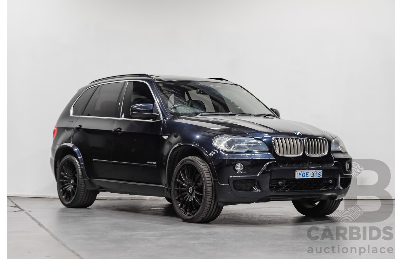 4/2010 Bmw X5 Xdrive 48i E70 MY09 4d Wagon Blue 4.8L V8