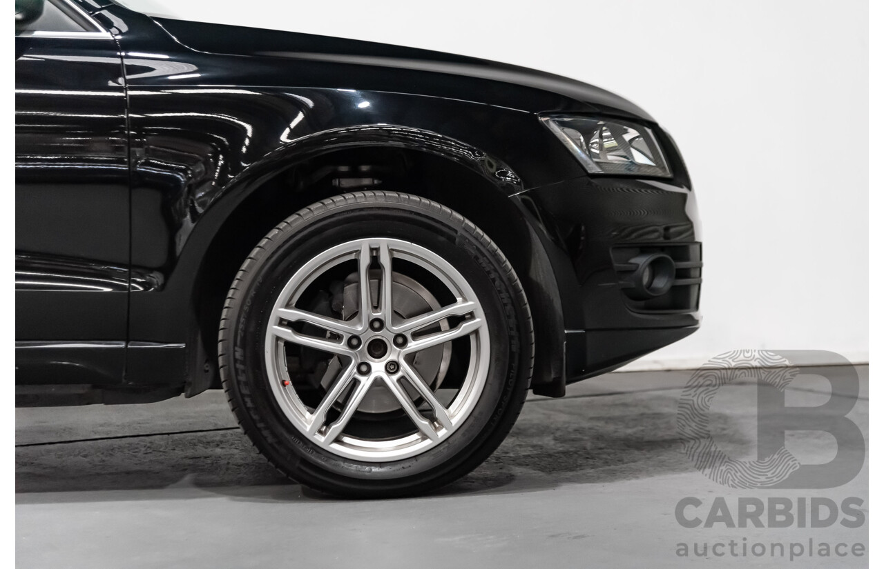 9/2012 Audi Q5 2.0 TDI Quattro 8R 4d Wagon Black 2.0L Turbo Diesel