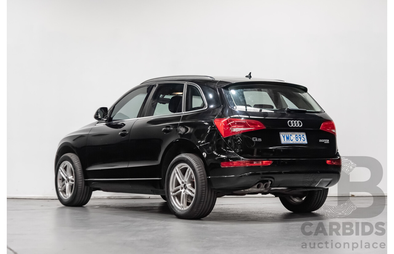 9/2012 Audi Q5 2.0 TDI Quattro 8R 4d Wagon Black 2.0L Turbo Diesel