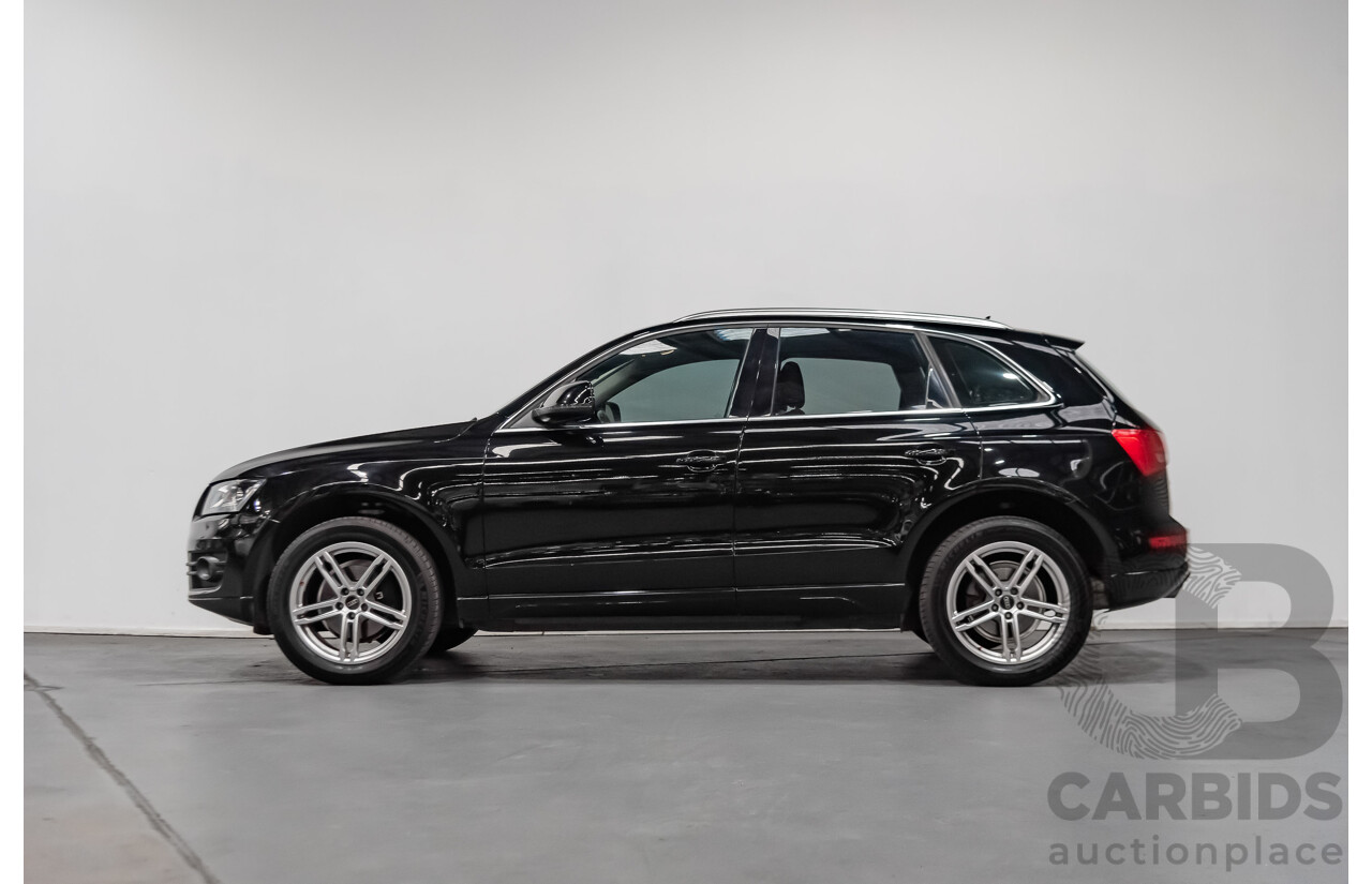 9/2012 Audi Q5 2.0 TDI Quattro 8R 4d Wagon Black 2.0L Turbo Diesel