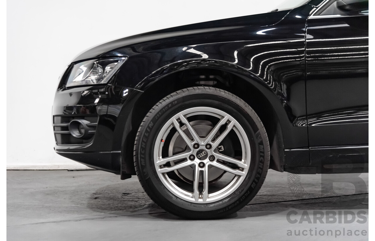 9/2012 Audi Q5 2.0 TDI Quattro 8R 4d Wagon Black 2.0L Turbo Diesel