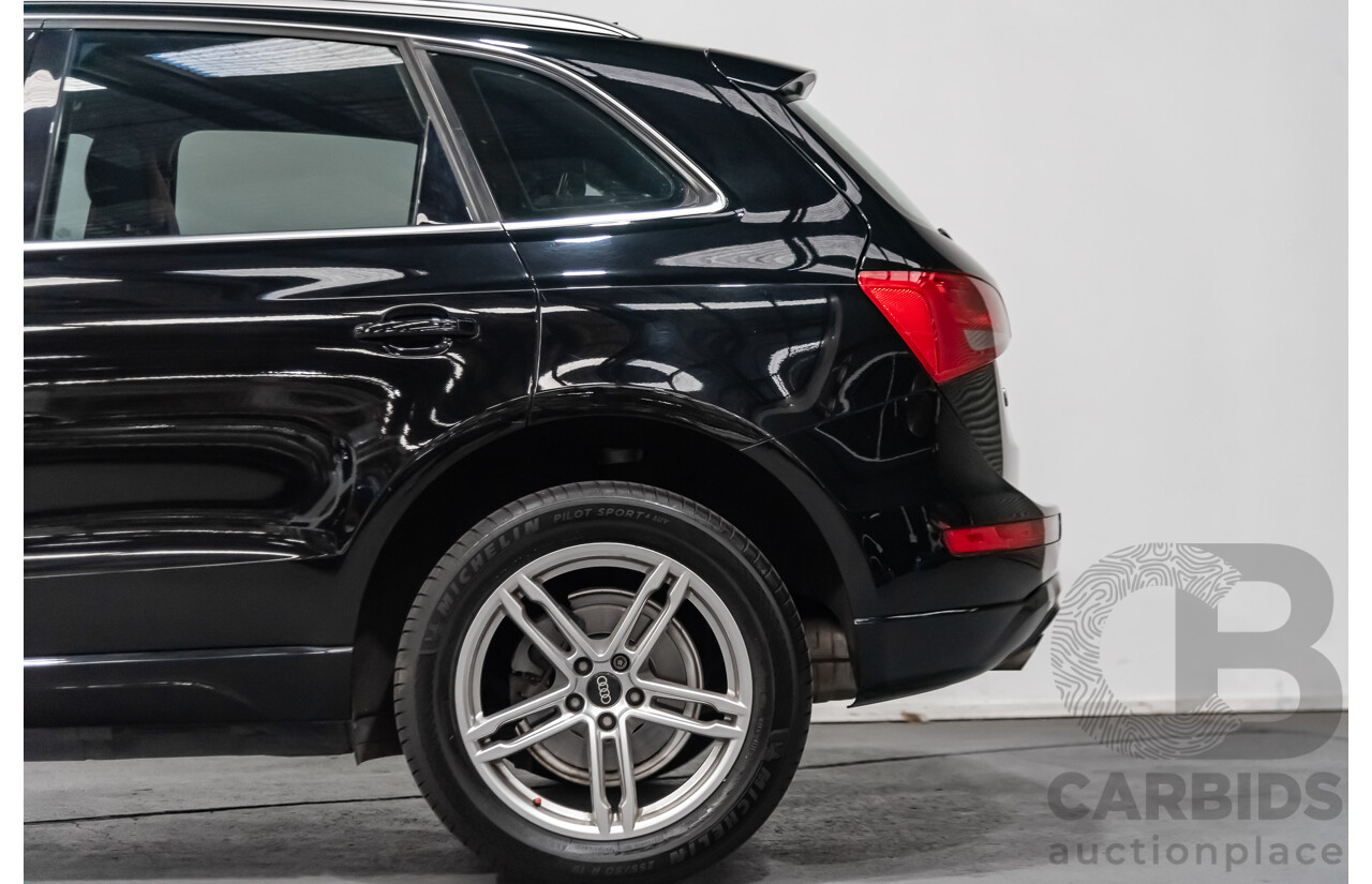 9/2012 Audi Q5 2.0 TDI Quattro 8R 4d Wagon Black 2.0L Turbo Diesel