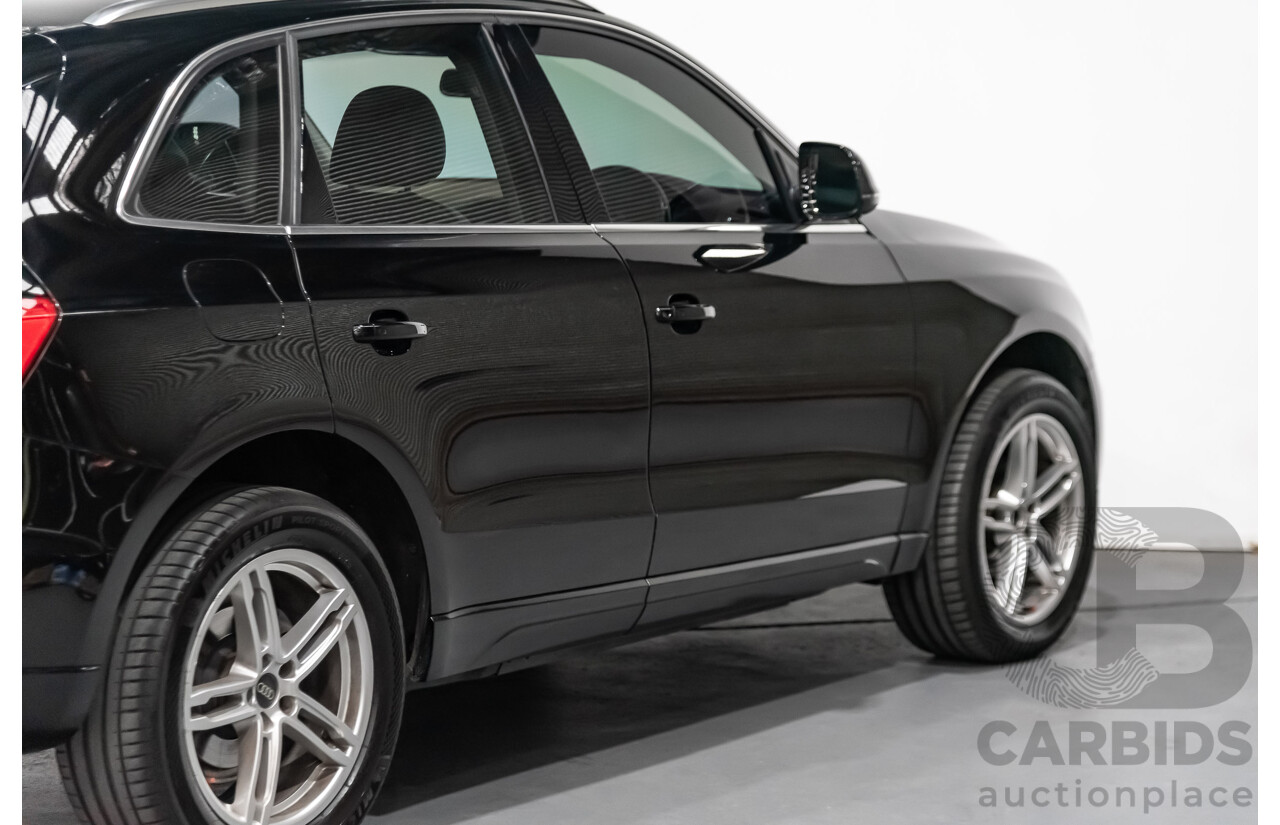 9/2012 Audi Q5 2.0 TDI Quattro 8R 4d Wagon Black 2.0L Turbo Diesel