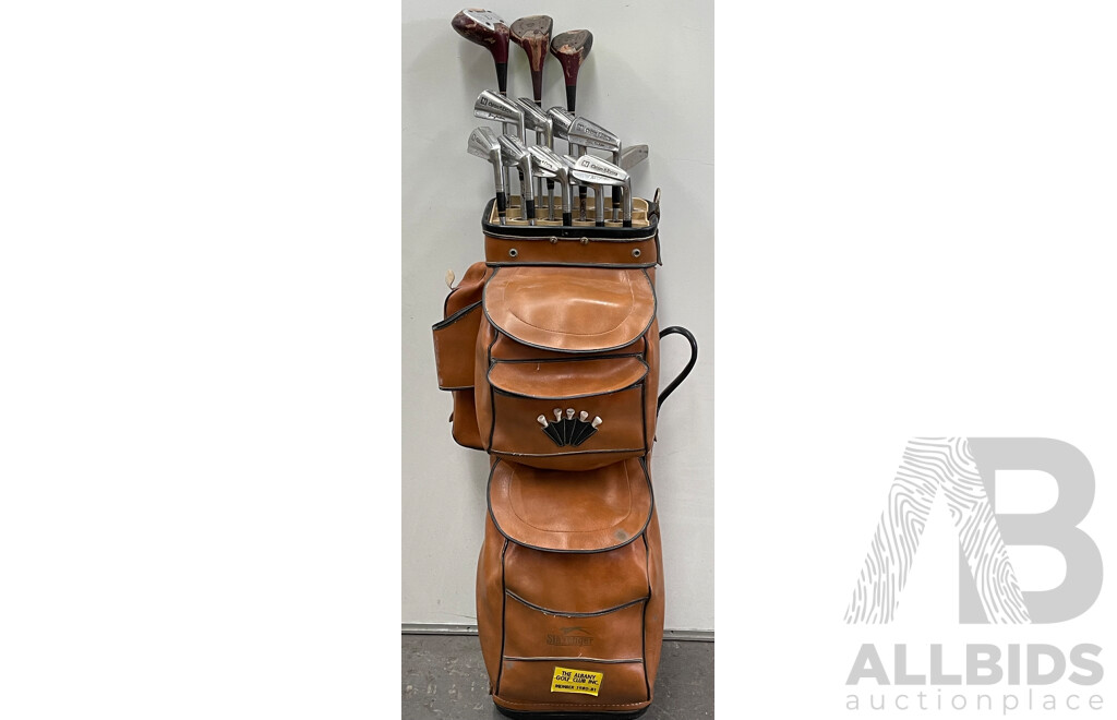 Vintage Golf Club Set and Bag