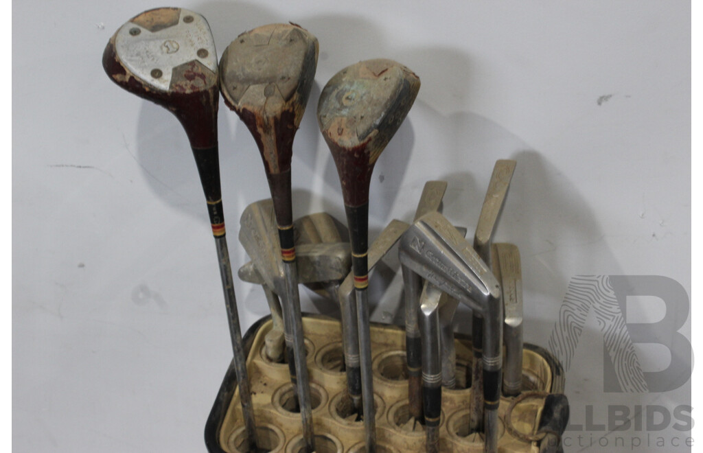 Vintage Golf Club Set and Bag