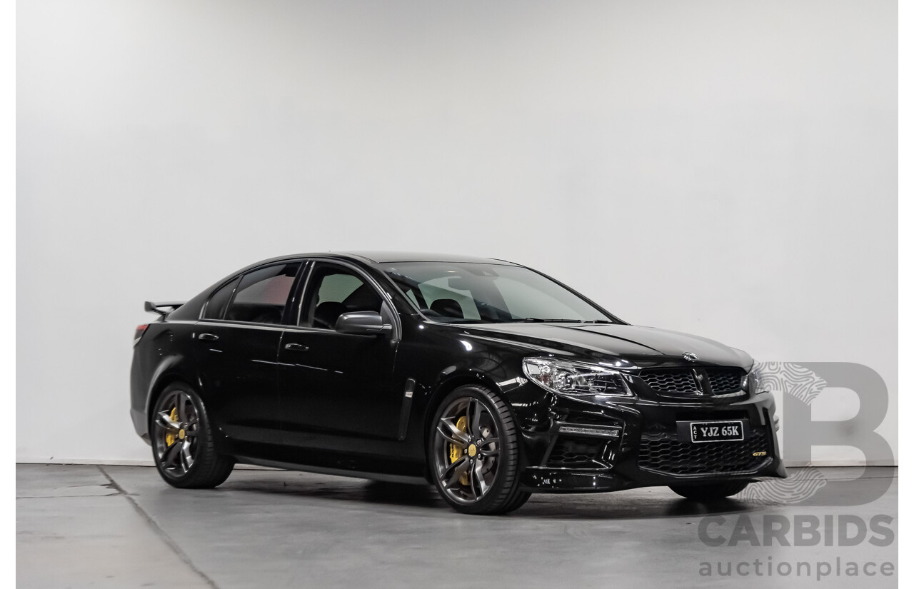 8/2015 Holden Hsv GTS  GEN F MY15 4d Sedan Black LSA 6.2L Supercharged V8