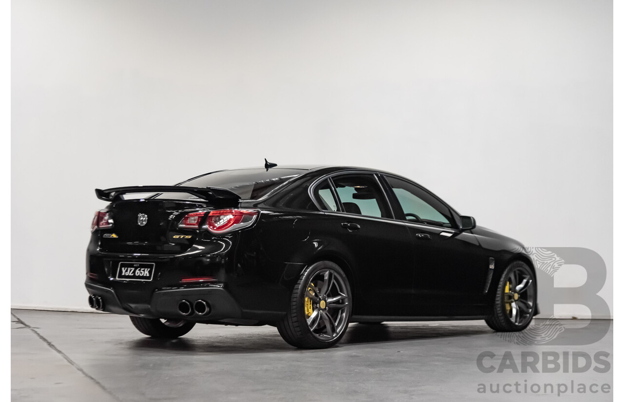 8/2015 Holden Hsv GTS  GEN F MY15 4d Sedan Black LSA 6.2L Supercharged V8