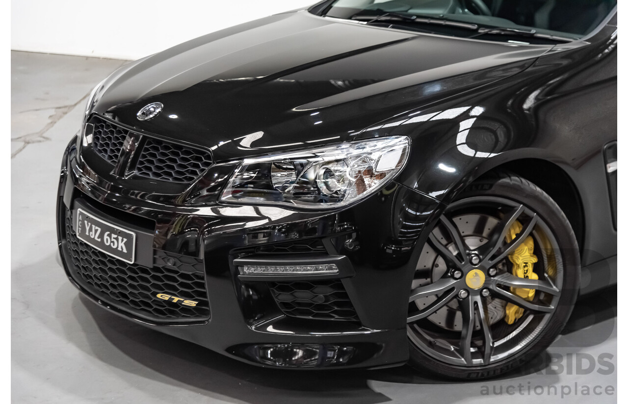 8/2015 Holden Hsv GTS  GEN F MY15 4d Sedan Black LSA 6.2L Supercharged V8