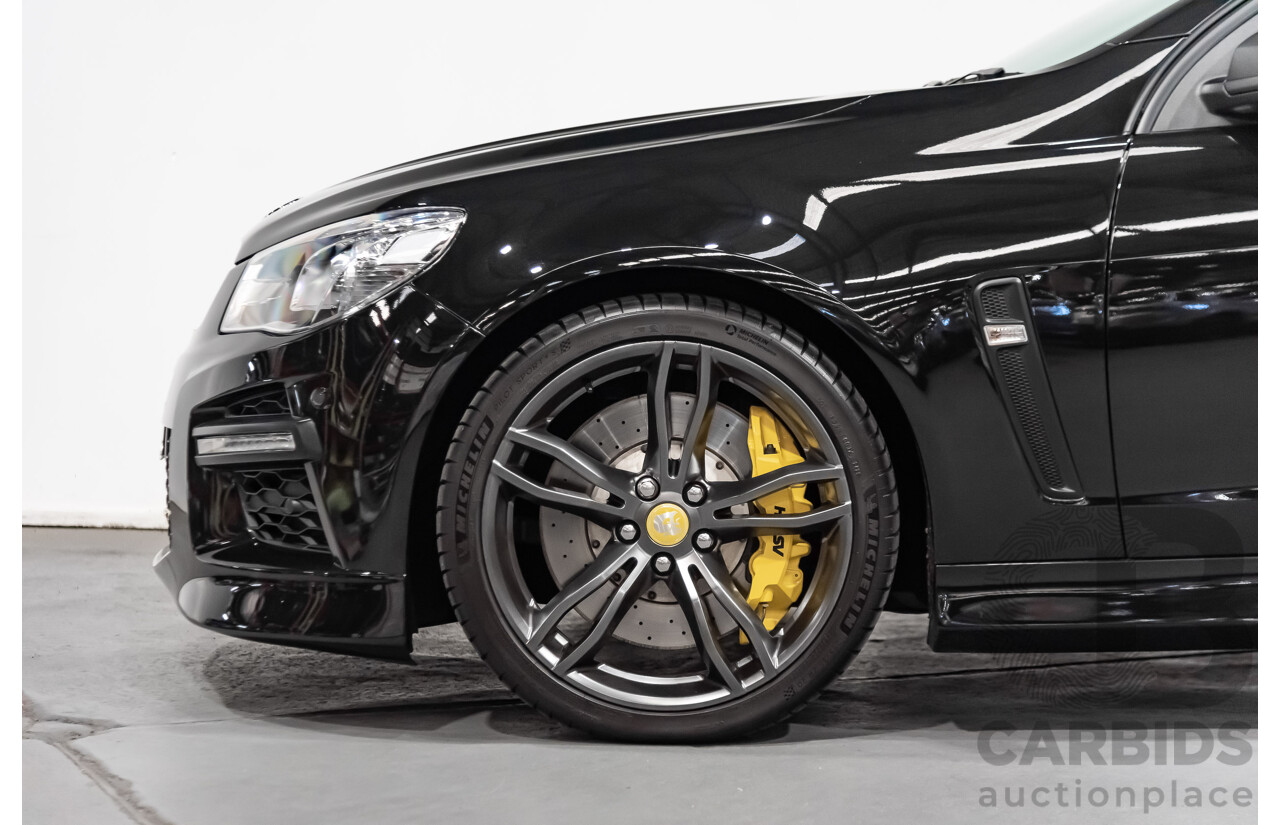 8/2015 Holden Hsv GTS  GEN F MY15 4d Sedan Black LSA 6.2L Supercharged V8