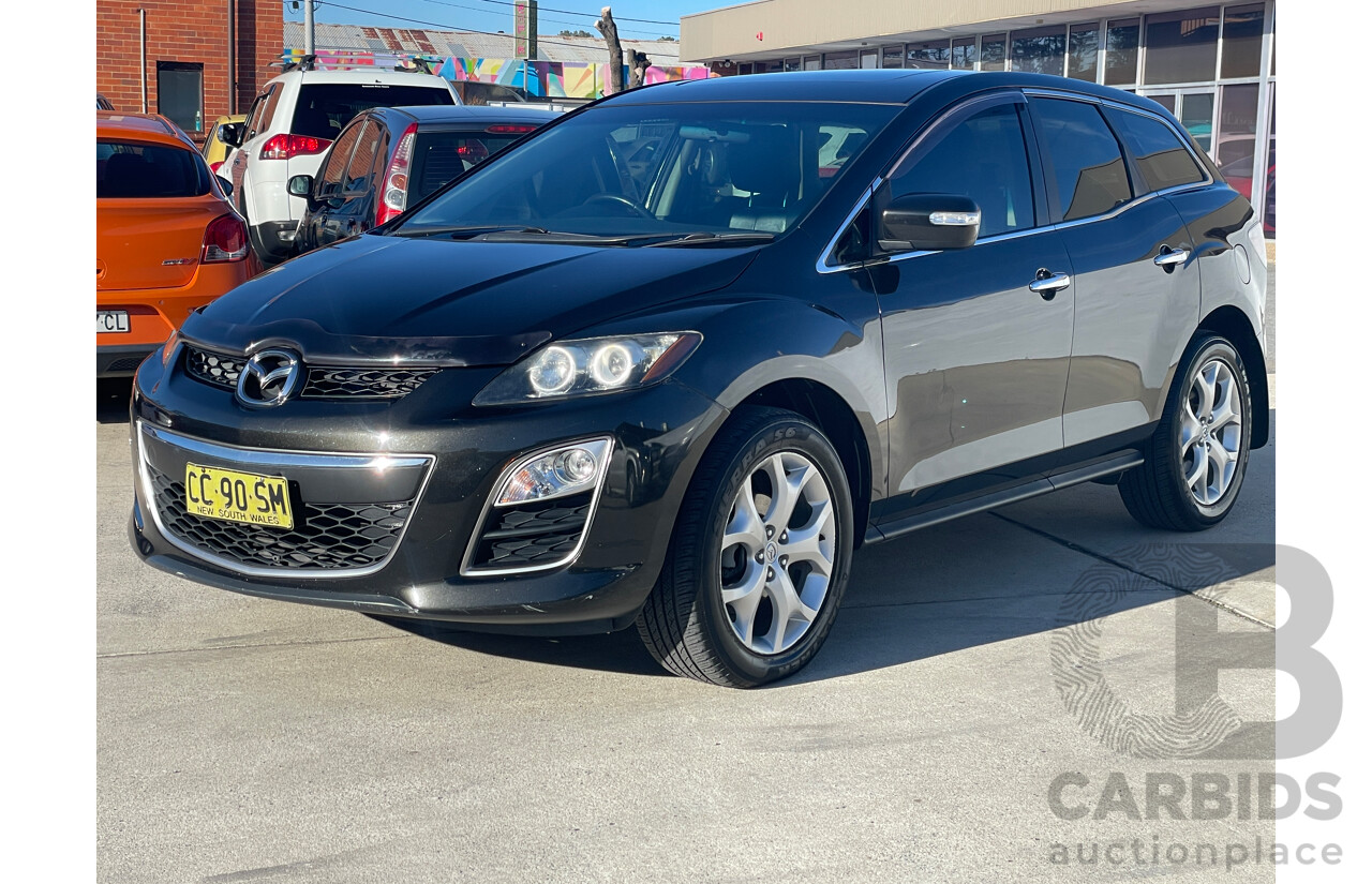 2/2011 Mazda Cx-7 Luxury Sports (4x4) ER MY10 4d Wagon Black 2.3L