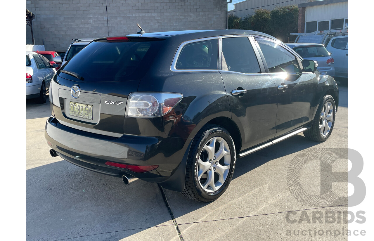 2/2011 Mazda Cx-7 Luxury Sports (4x4) ER MY10 4d Wagon Black 2.3L