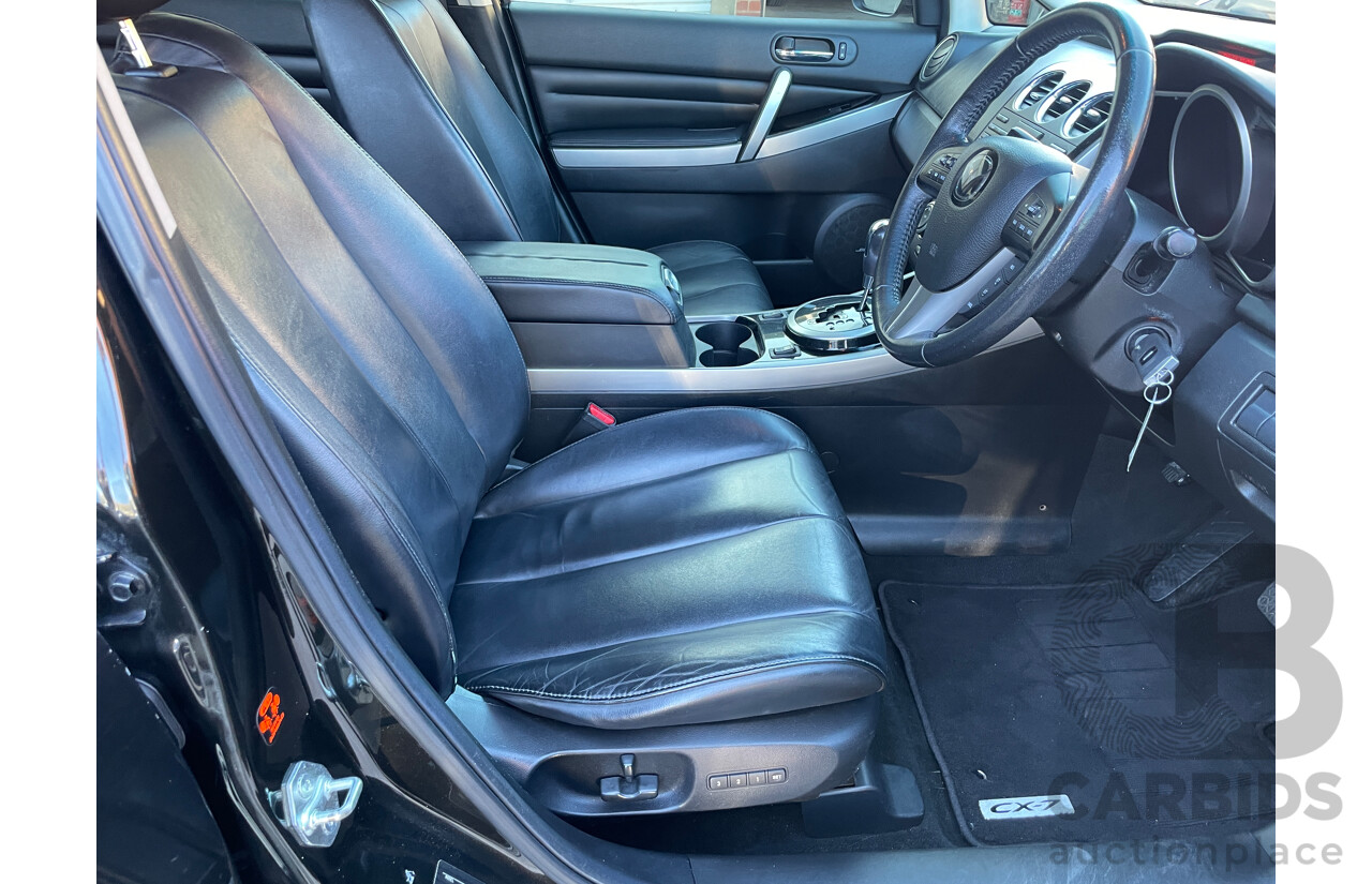 2/2011 Mazda Cx-7 Luxury Sports (4x4) ER MY10 4d Wagon Black 2.3L