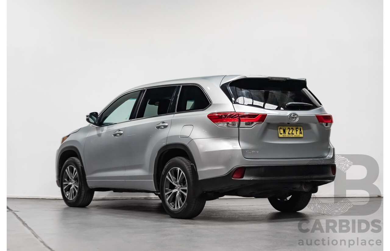 11/2019 Toyota Kluger GX (4x2) GSU50R 4d Wagon Silver 3.5L V6