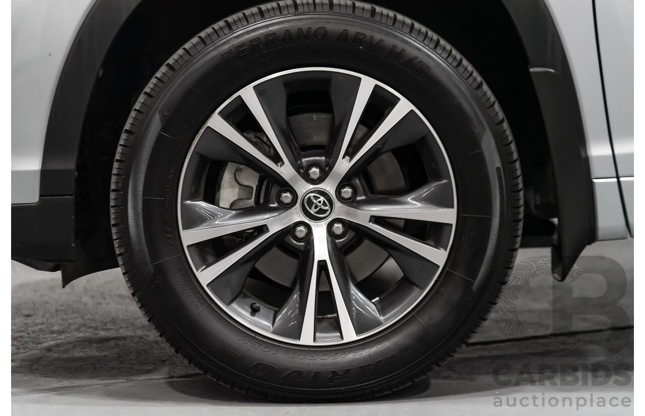 11/2019 Toyota Kluger GX (4x2) GSU50R 4d Wagon Silver 3.5L V6