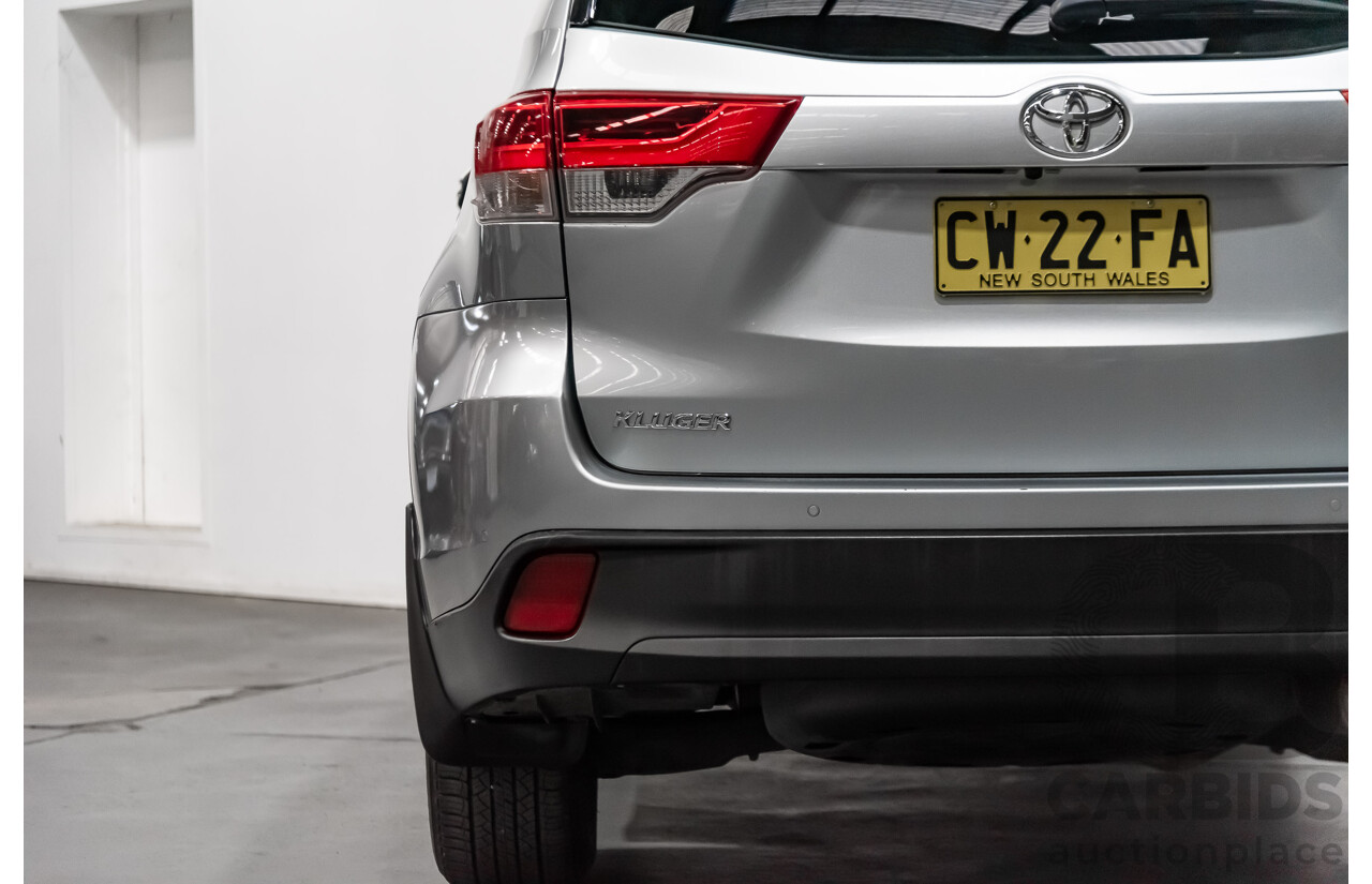 11/2019 Toyota Kluger GX (4x2) GSU50R 4d Wagon Silver 3.5L V6