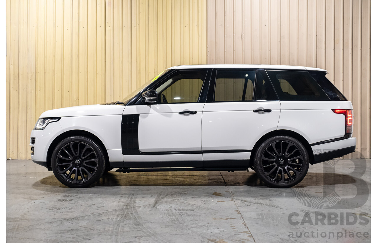 9/2015 Land Rover Range Rover Vogue SE SDV8 LG MY15.5 4d Wagon White Turbo Diesel V8 4.4L