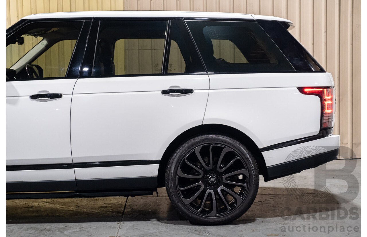 9/2015 Land Rover Range Rover Vogue SE SDV8 LG MY15.5 4d Wagon White Turbo Diesel V8 4.4L