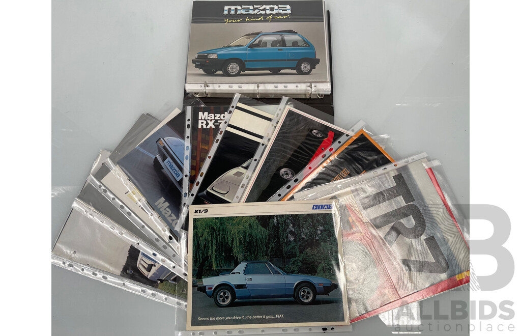 1980s Classic Sports Car Brochures