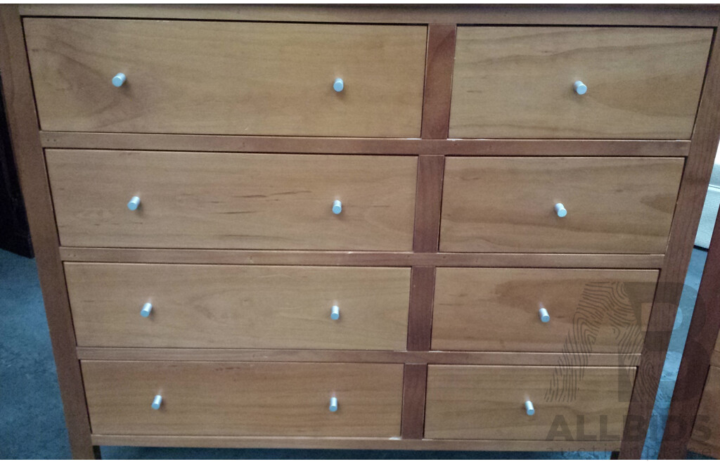 Two Chests of Drawers and Two Bedside Tables