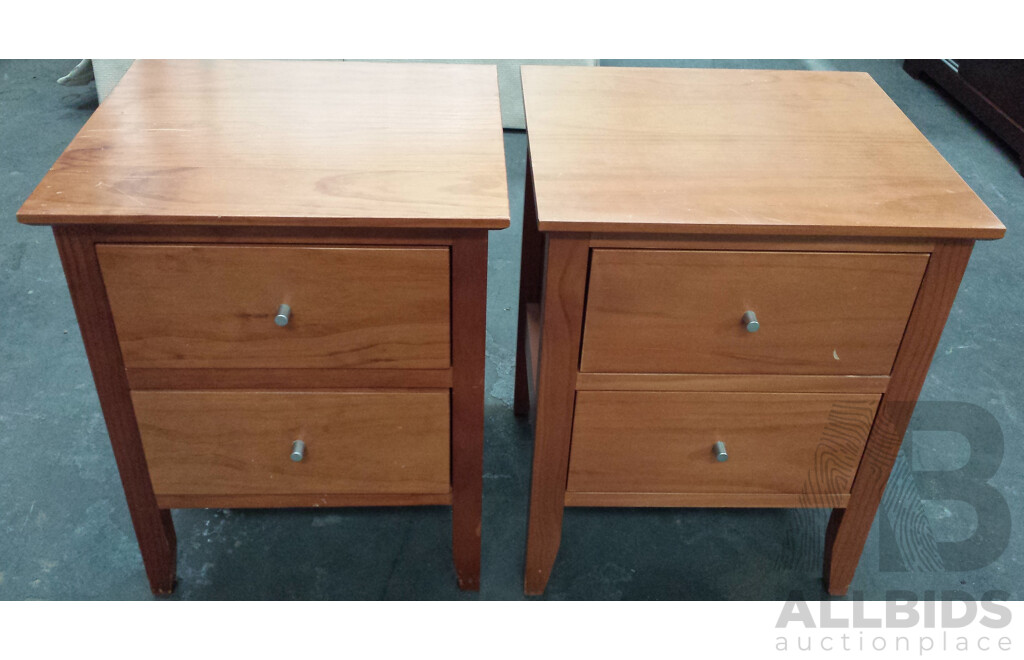 Two Chests of Drawers and Two Bedside Tables