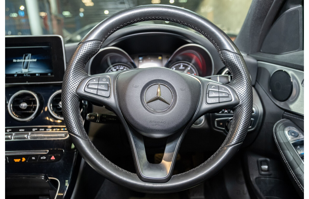 9/2015 Mercedes-Benz C250d W205 MY16 4d Sedan Palladium Silver Metallic Turbo Diesel 2.1L