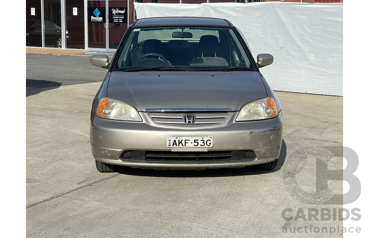 3/2001 Honda Civic GLi 7TH GEN 4d Sedan Silver 1.7L