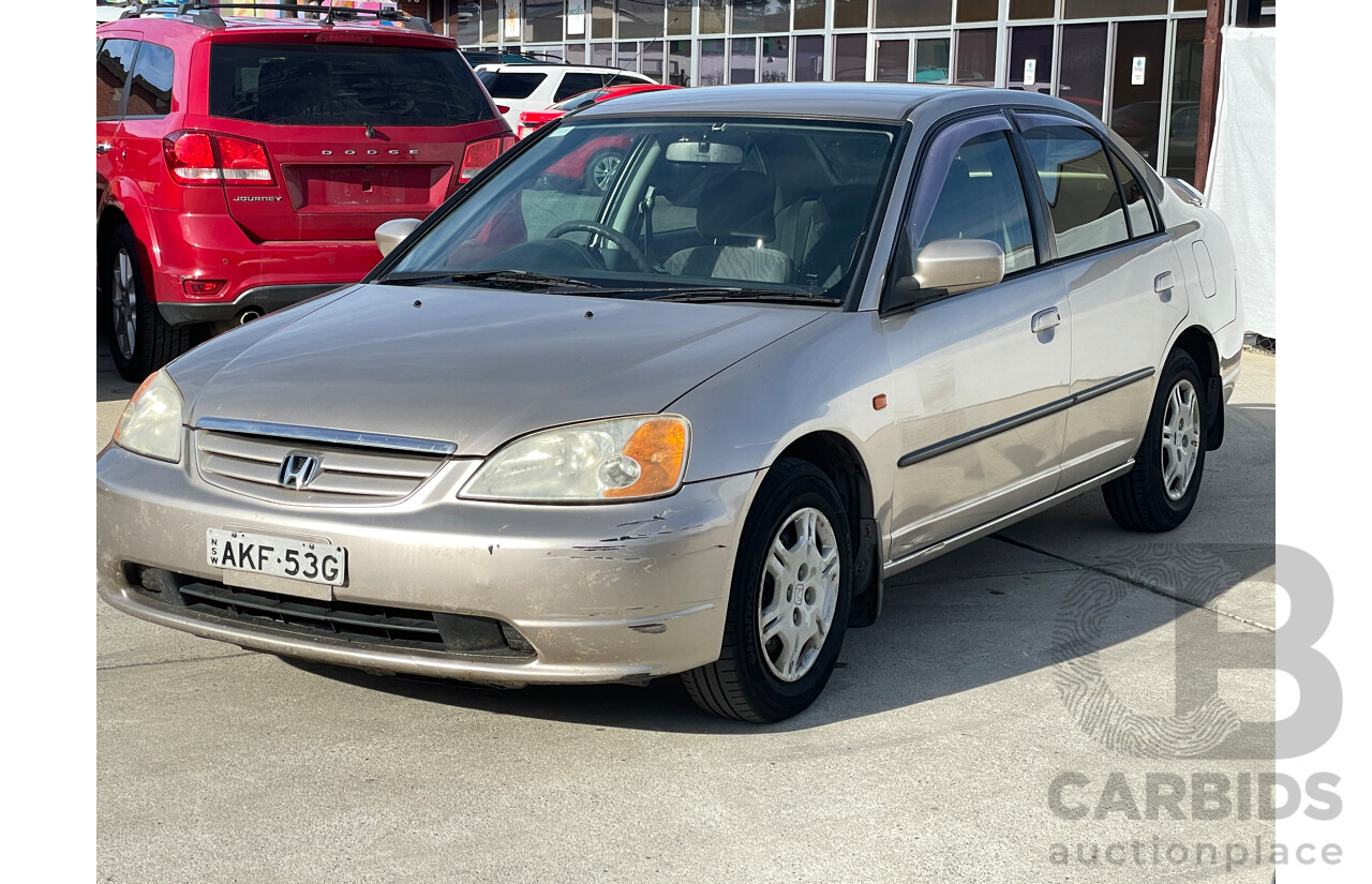 3/2001 Honda Civic GLi 7TH GEN 4d Sedan Silver 1.7L