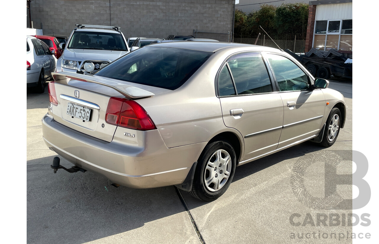 3/2001 Honda Civic GLi 7TH GEN 4d Sedan Silver 1.7L