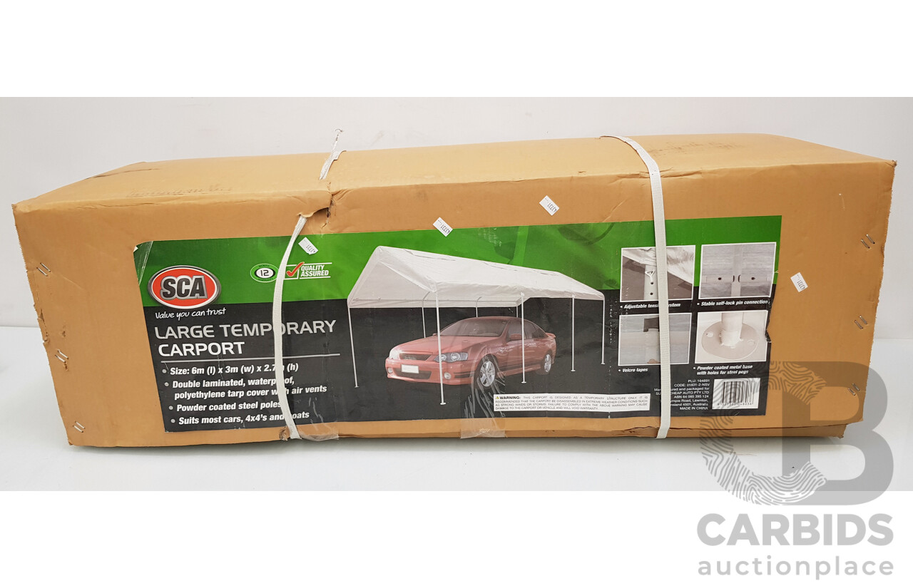 SCA Large Temporary Carport