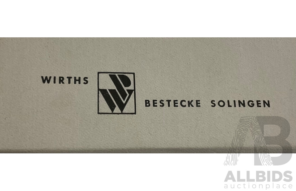 Paul Wirths Solingen, Germany Cutlery Set in Original Box