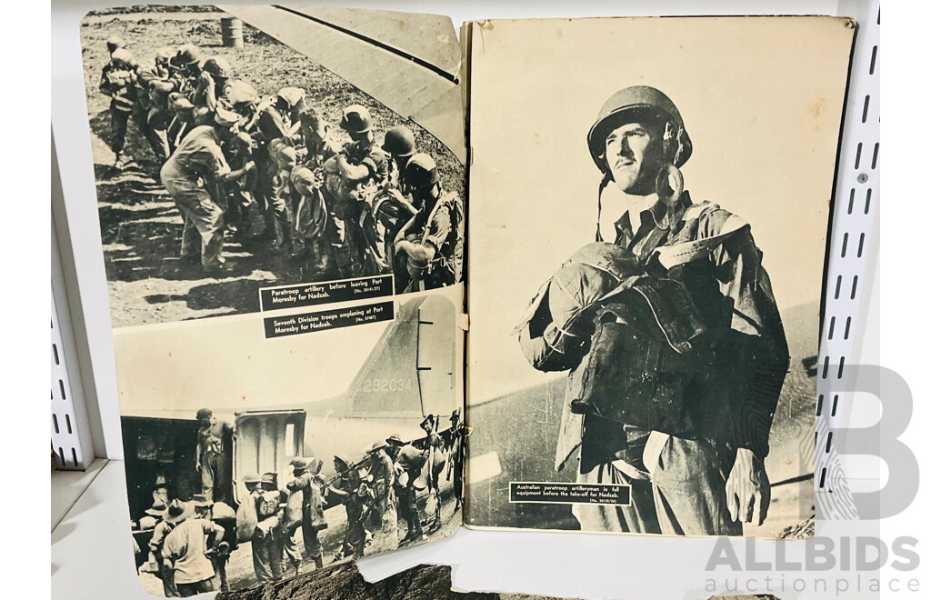 Vintage War Memorabilia - 1942 Christmas Middle East Supplement From the A.I.F News and New Guinea Victory Both From the Australian Commonwealth Military Forces