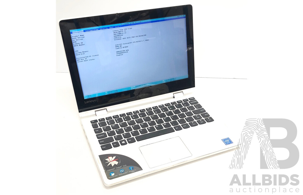 Lenovo YOGA (310-11IAP) Intel Celeron (N3350) 1.10GHz-2.40GHz 2-Core CPU 11-Inch Convertible Touchscreen Laptop