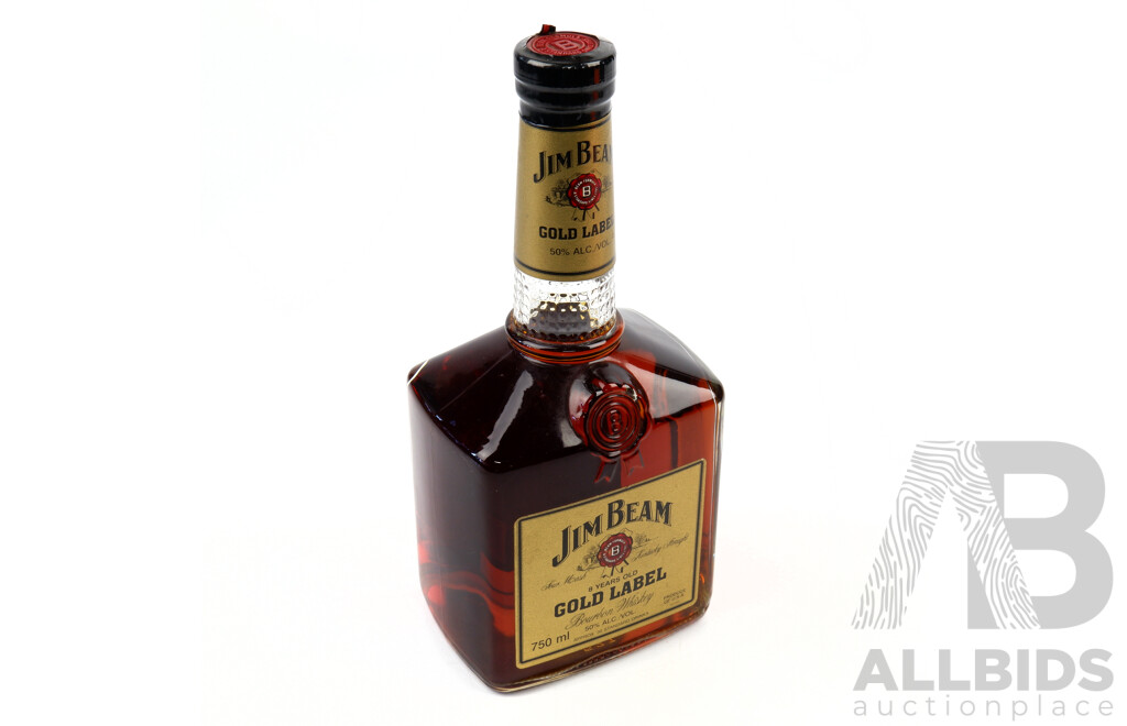 Jim Beam Gold Label 8 Year Old Bourbon Whiskey, 750ml Bottle