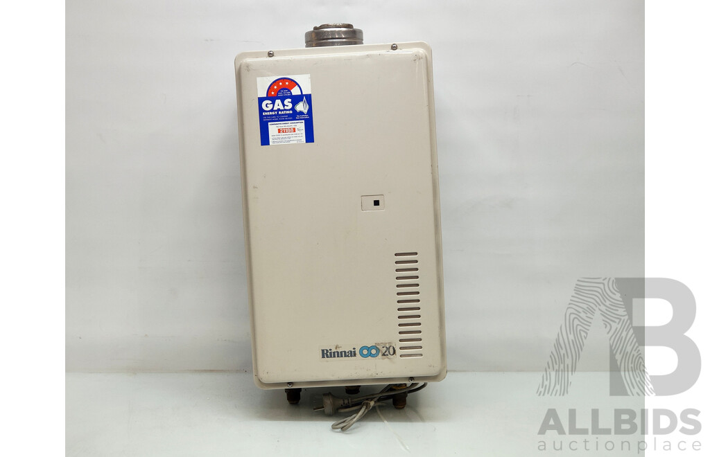 RINNAI Infinity 20 Continuous Flow Gas Hot Water System