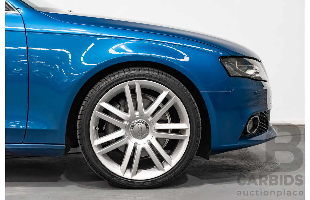 6/2009 Audi A4 2.0 TFSI Quattro B8 (8K) 4d Sedan Blue 2.0L Turbo