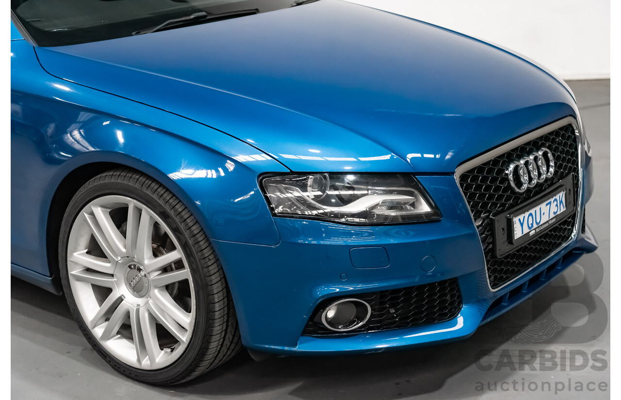 6/2009 Audi A4 2.0 TFSI Quattro B8 (8K) 4d Sedan Blue 2.0L Turbo