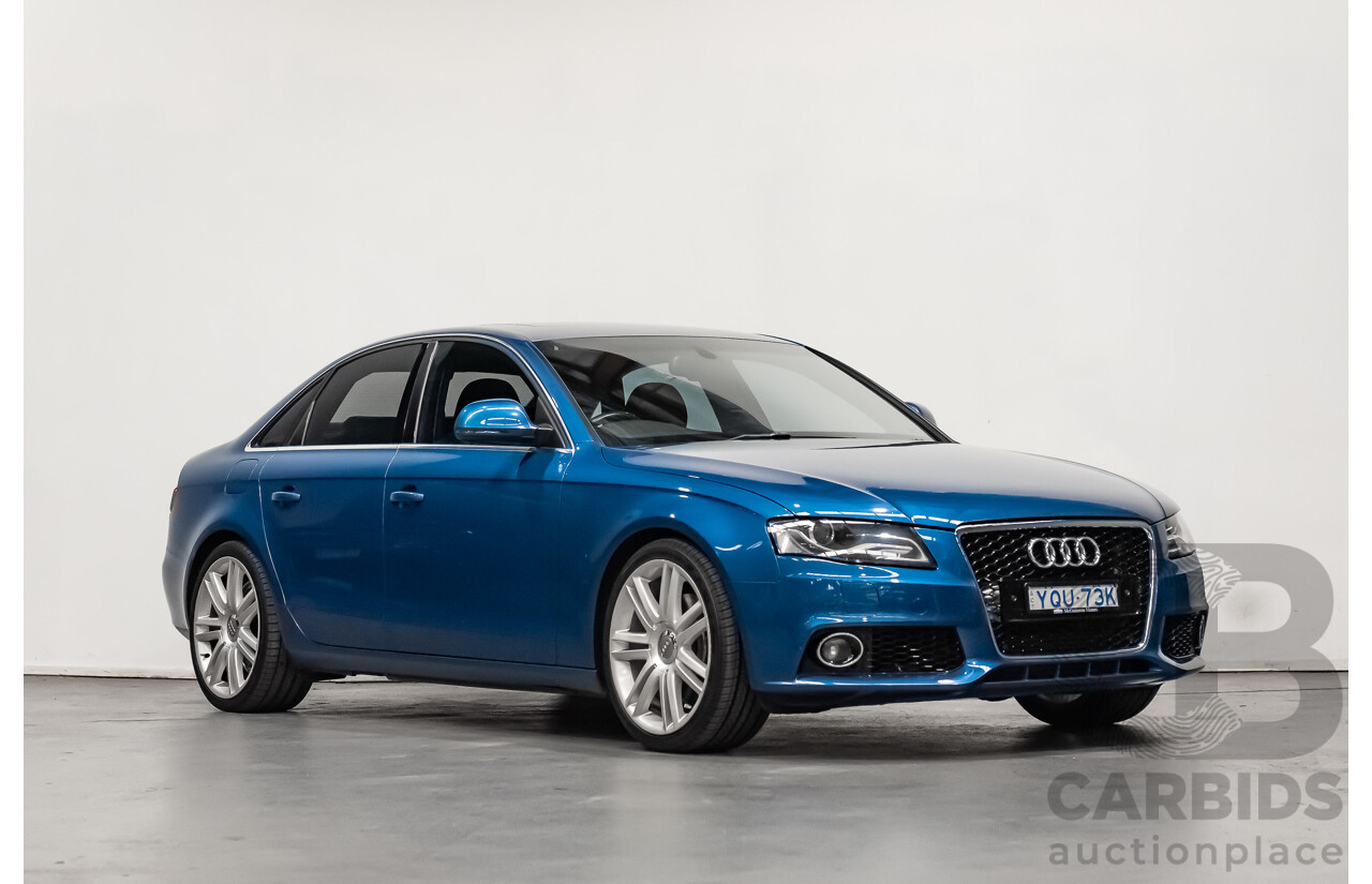 6/2009 Audi A4 2.0 TFSI Quattro B8 (8K) 4d Sedan Blue 2.0L Turbo